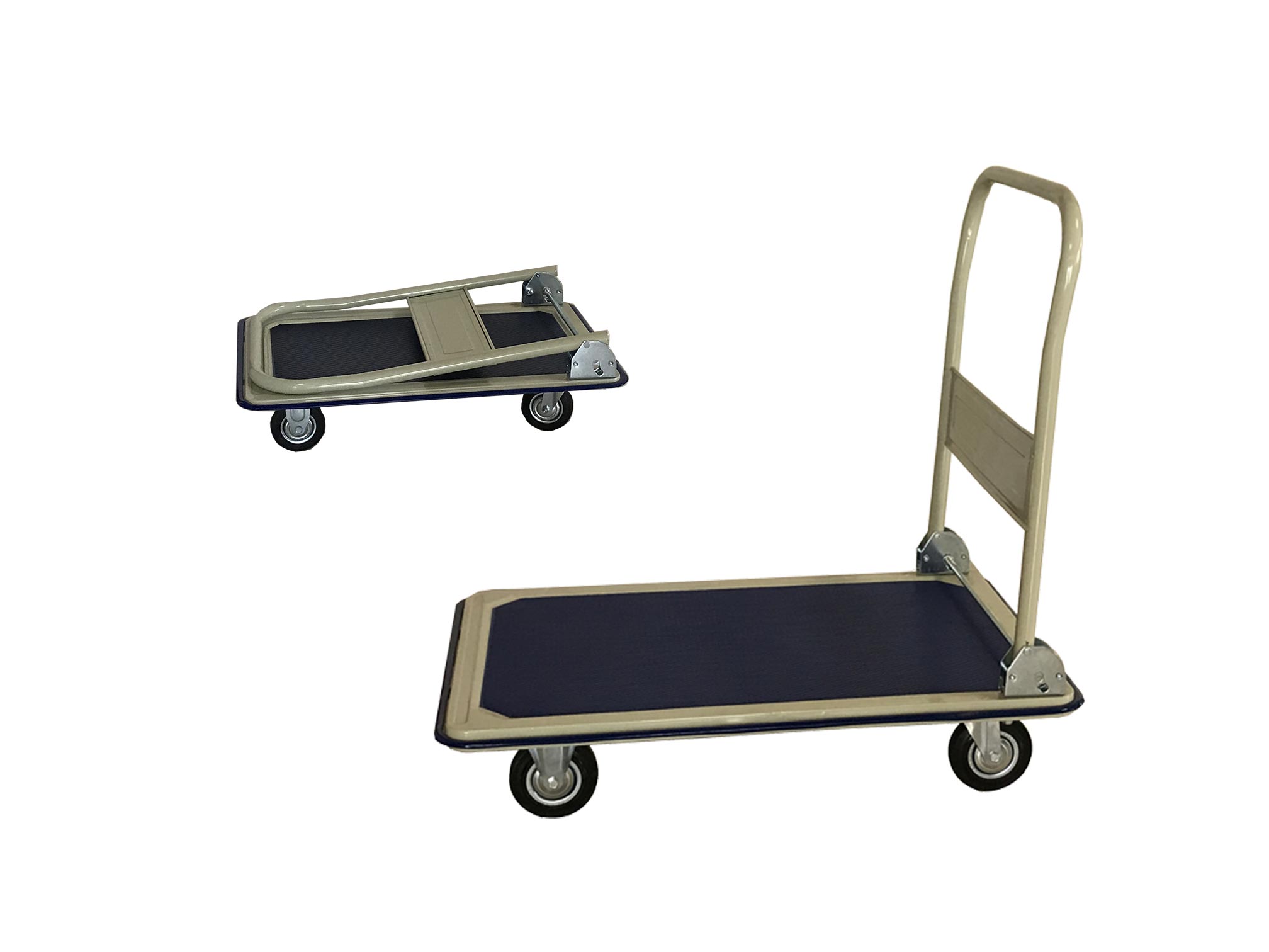 Chariot en fer pliable à quatre roues et plateforme - PACKAGE RACK - Chariot à plateau pour tout Chariot en fer pliable à quatre roues et plateforme - PACKAGE RACK - Chariot à plateau pour tout